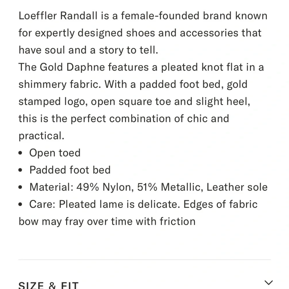 Loeffler Randall Gold Daphne Sandal - Picture 9 of 9